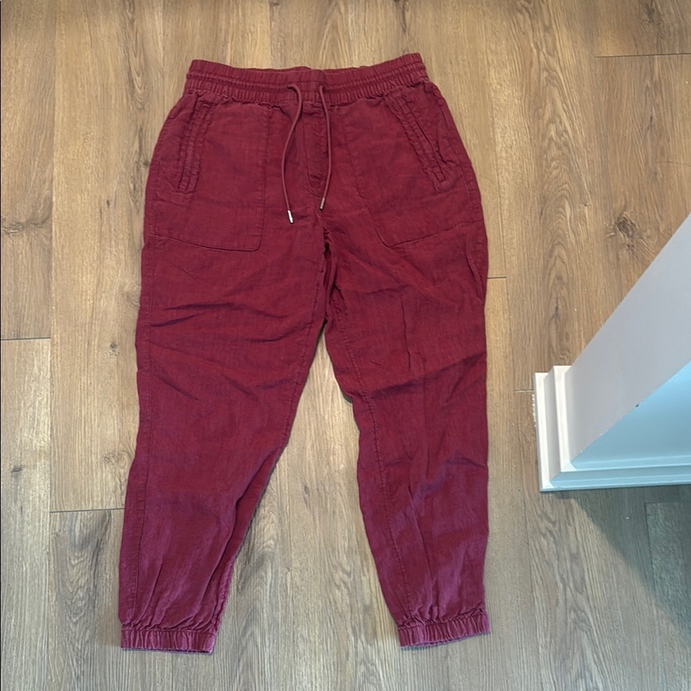 Athleta Burgundy Jogger Pants